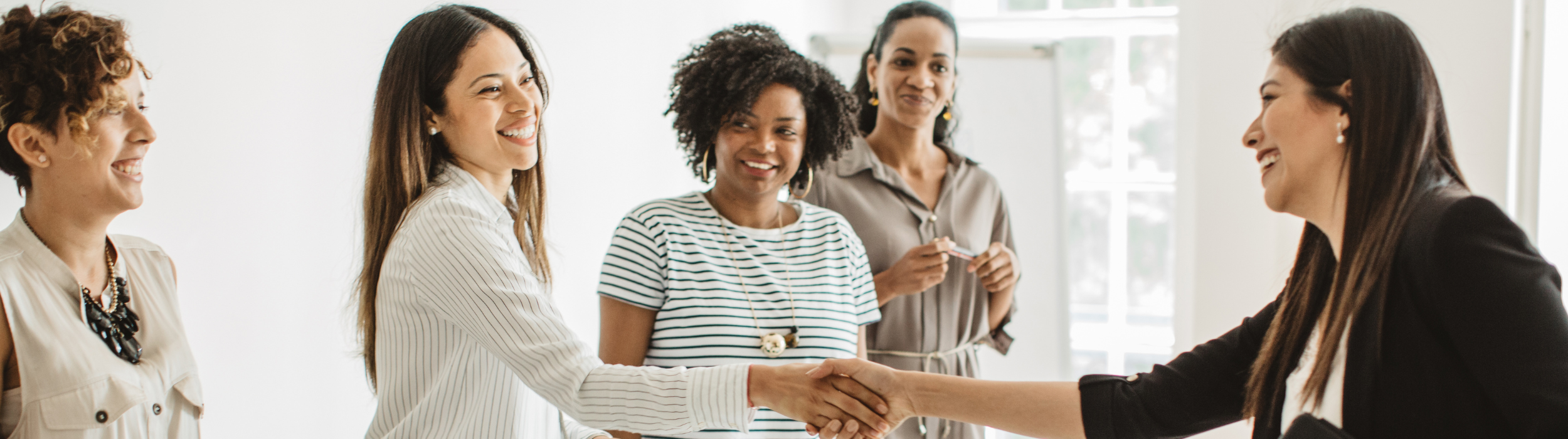 Banner people shaking hands jobfinder